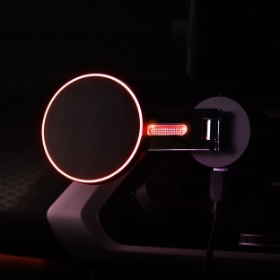 카슈아 차량용 맥세이프 LED 핸드폰 고속 무선 충전 거치대