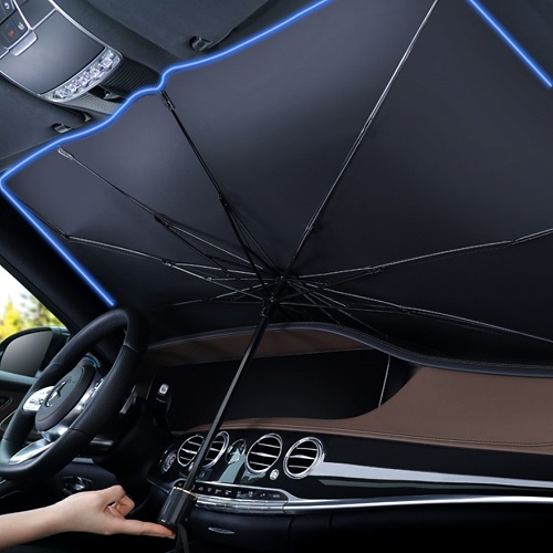 차량용 우산형 햇빛 가리개 앞유리 태양열 차단 (소형 / 대형)