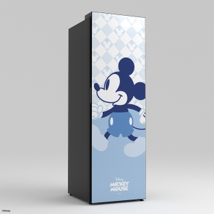 삼성전자 비스포크 디즈니 미키마우스 에디션 냉장고 1도어 408L 키친핏 RR40C7995AP