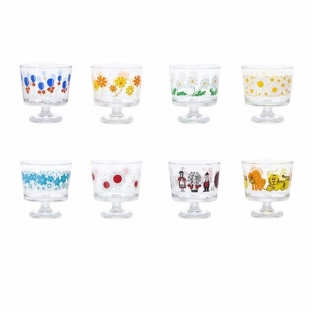 [아데리아] 딥 볼 윗 스템 레트로 컵 285ml (7color)